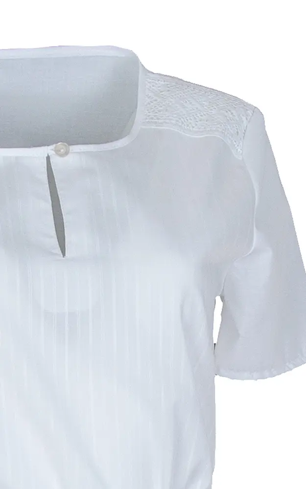 Trachtenbluse Kerstin, weiß