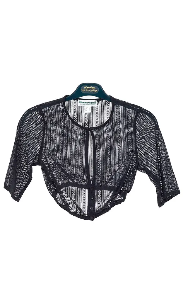 Dirndlbluse Dunja, schwarz