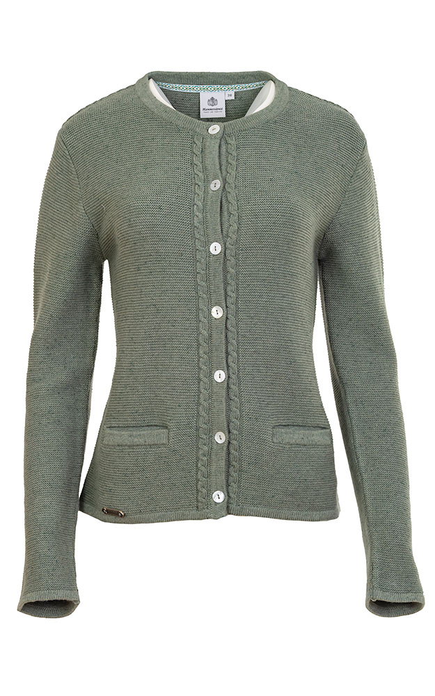 Strickjacke Finnland, grün