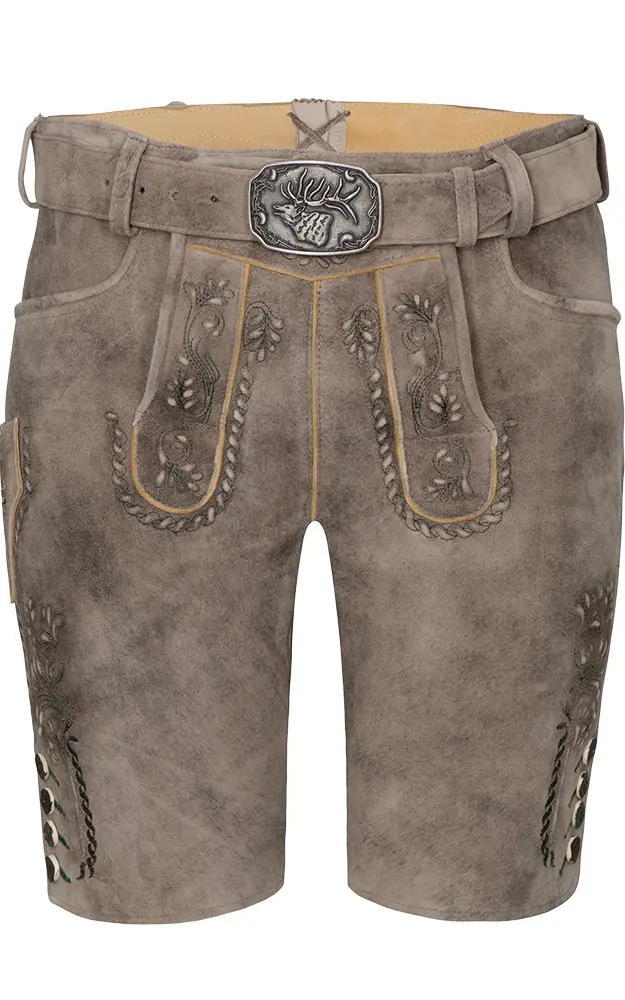 Lederhose Freischütz mit Gürtel, oxford