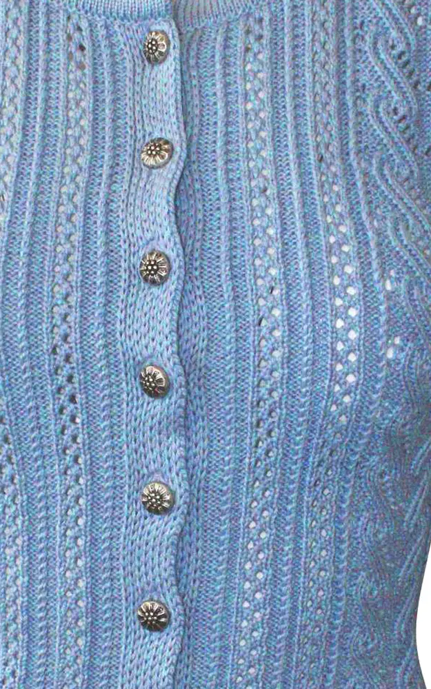 Strickjacke Wesabrunn, hellblau