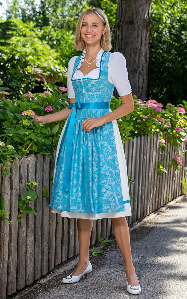 Blusendirndl Burgbach, mit Schürze