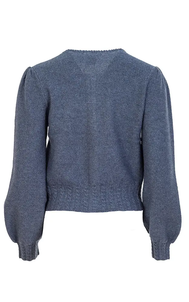 Strickjacke St. Moritz, blau