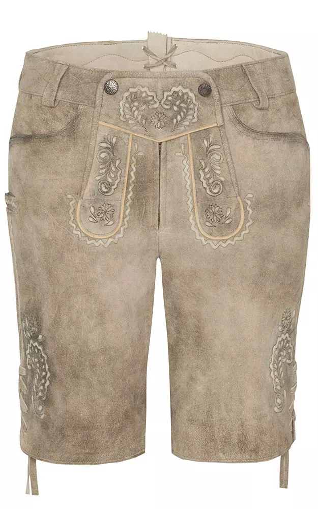 Damenlederhose Vanessa, hellbraun rustikal