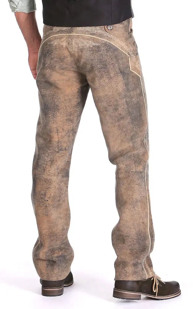 Lederhose Daniel, antikbraun