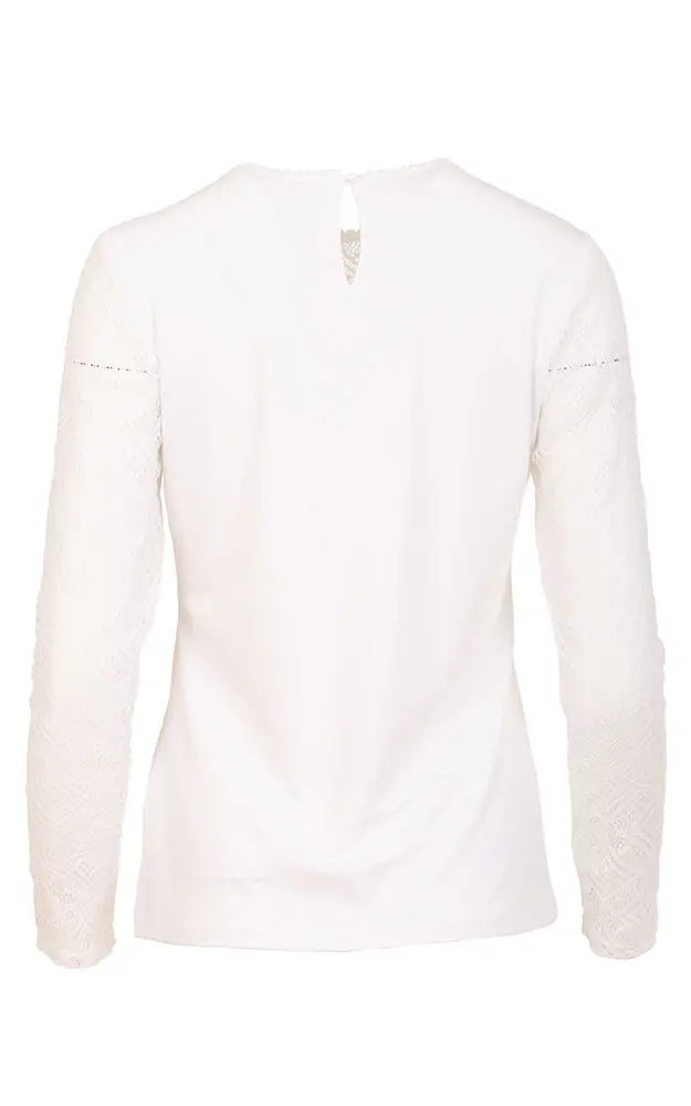 Trachtenbluse 20313SL, weiß