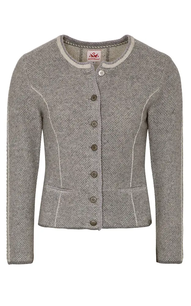 Strickjacke Arista, hellgrau