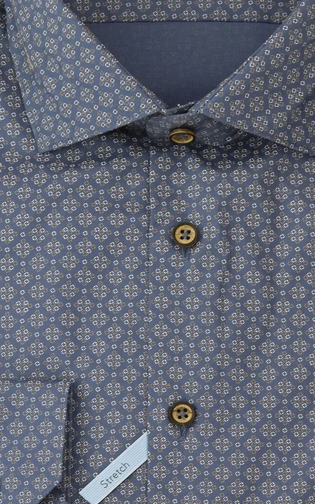 Hemd 3089 12178, blau - Slim fit