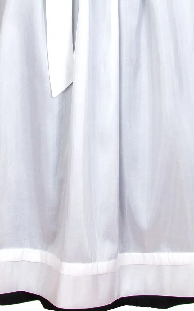 Schürze Taft Extra, weiß