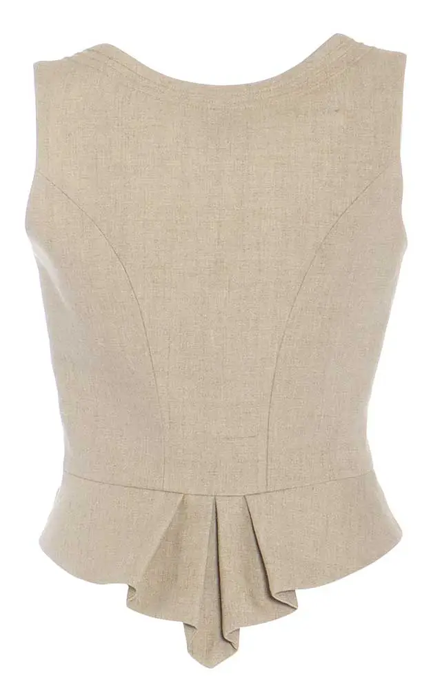 Mieder Leinen 65160, natur