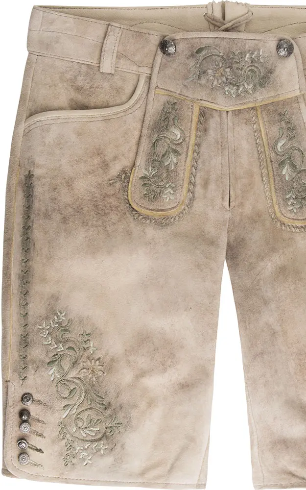 Damenlederhose Floriane, beige