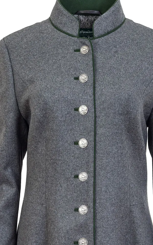 Mantel Mimi, mittelgrau