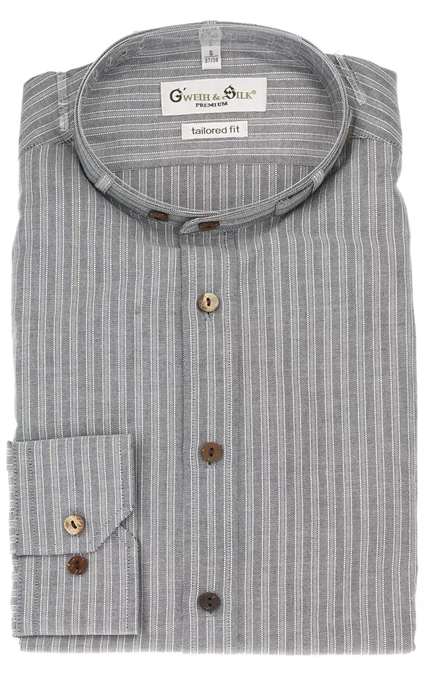 Hemd Eibsee, anthtra/oliv - Tailored fit