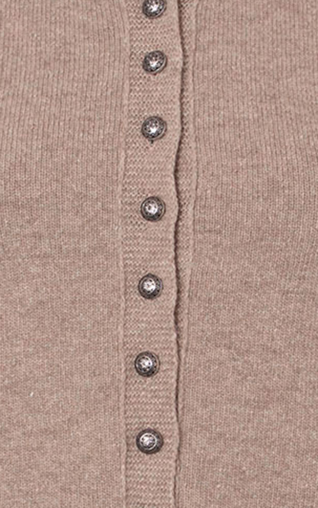 Strickjacke Piana, braun/beige