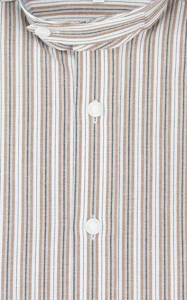 Hemd 11861-312018, braun gestr.