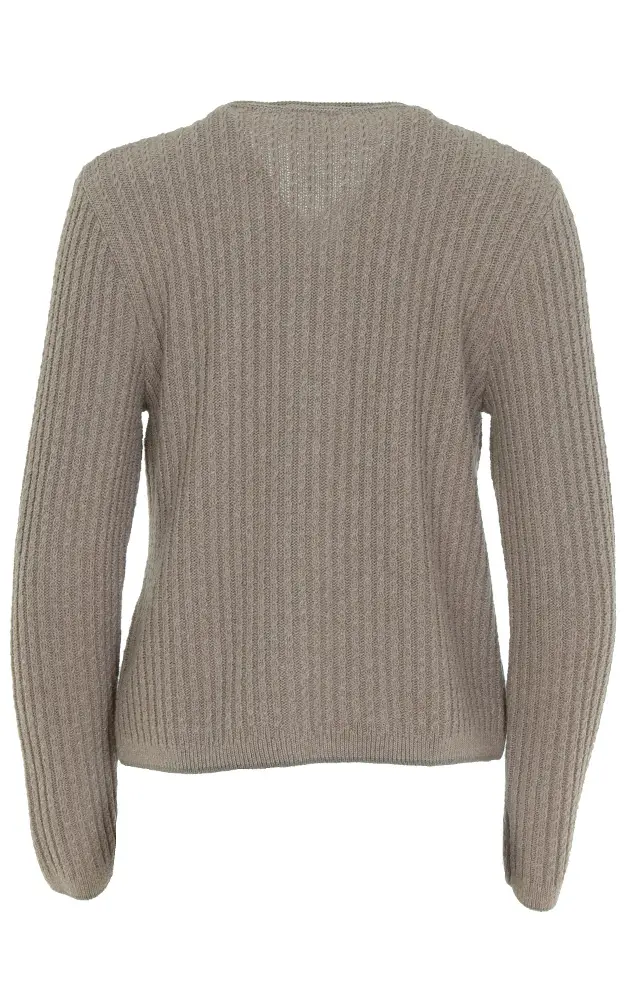 Strickjacke Wanesse, berber/taupe