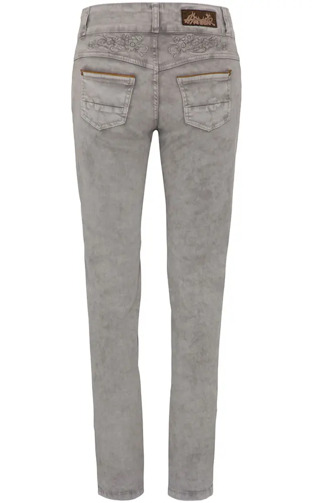 Trachtenjeans 1201, hellgrau