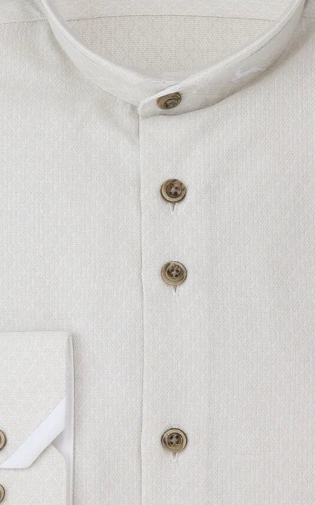 Hemd 2150 17111, beige - Slim fit