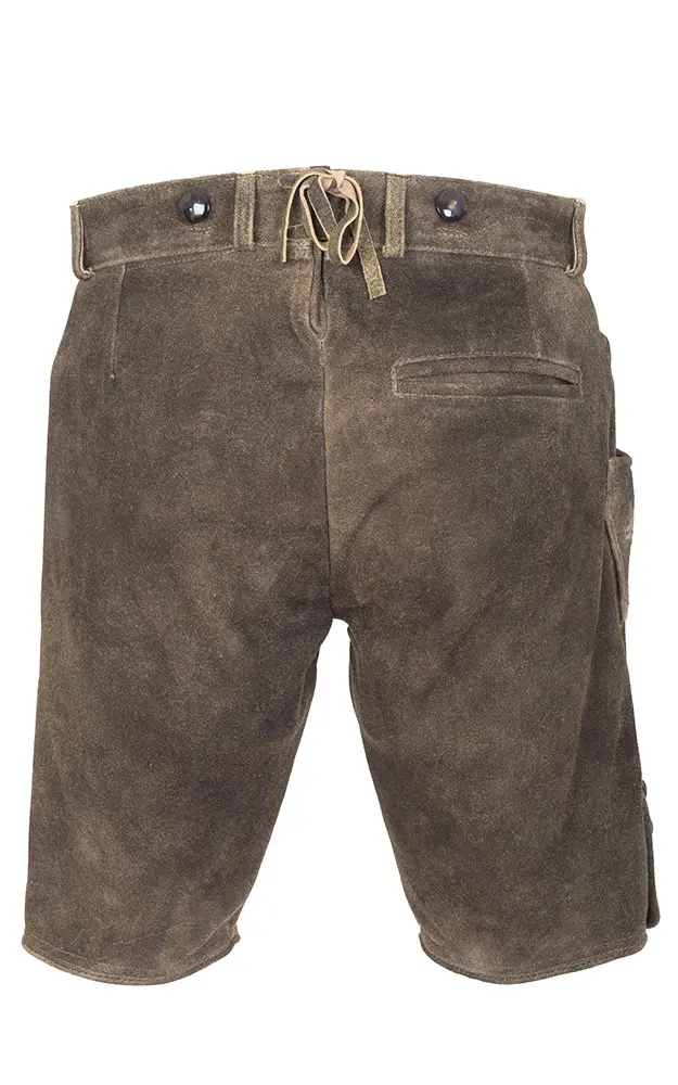 Lederhose Ebensee ohne Träger, ahorn