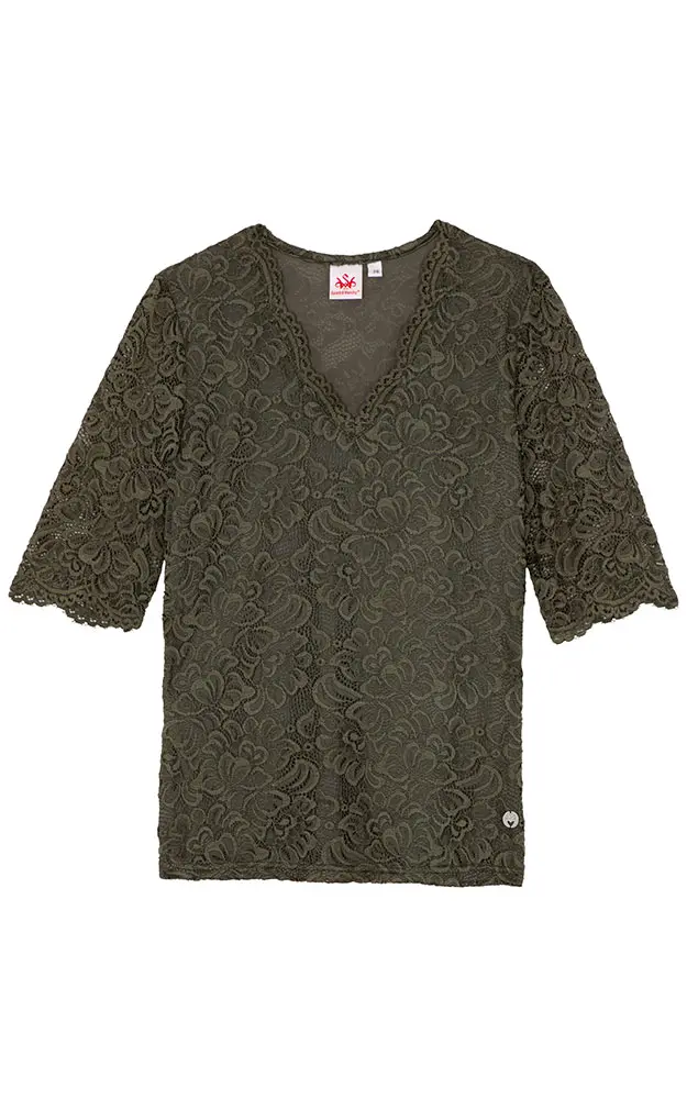 Trachtenbluse Arktis, oliv