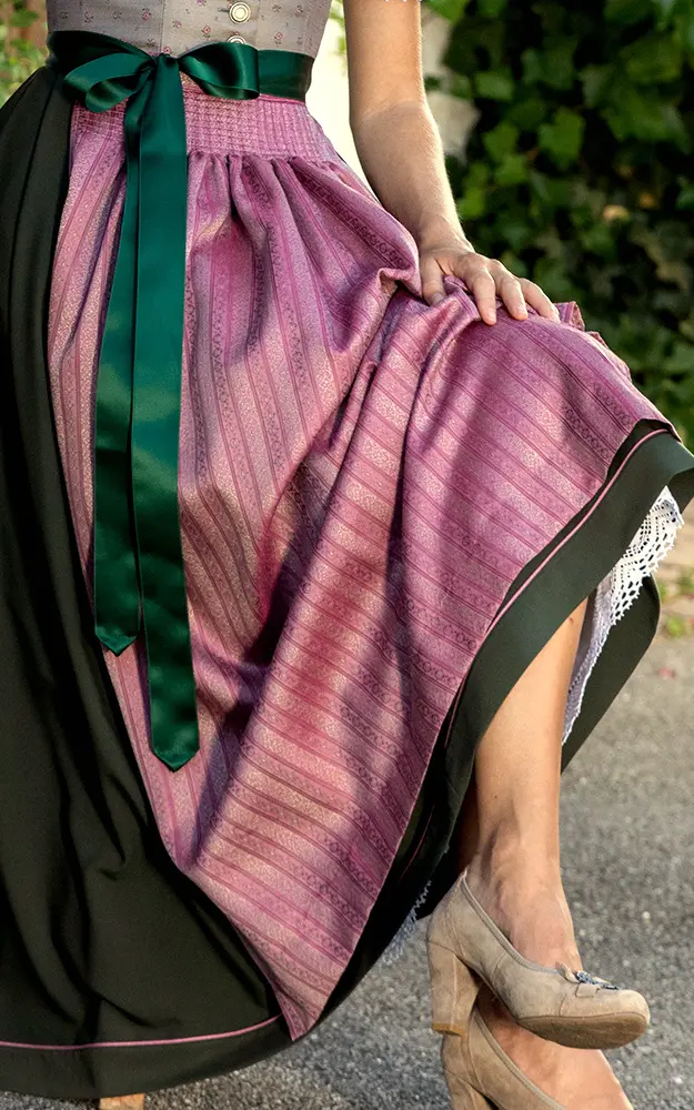 Schürze Pillersee Extra, altrosa