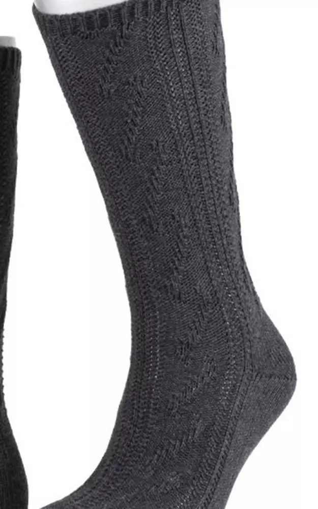 Socken LN 3524, anthrazit