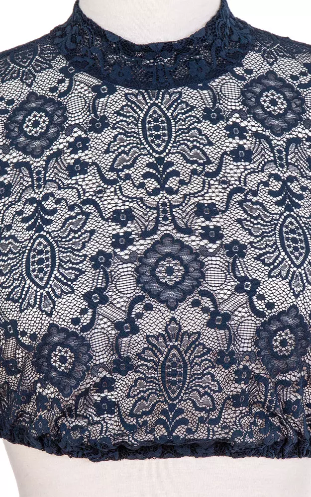 Dirndlbluse Babsi, marine