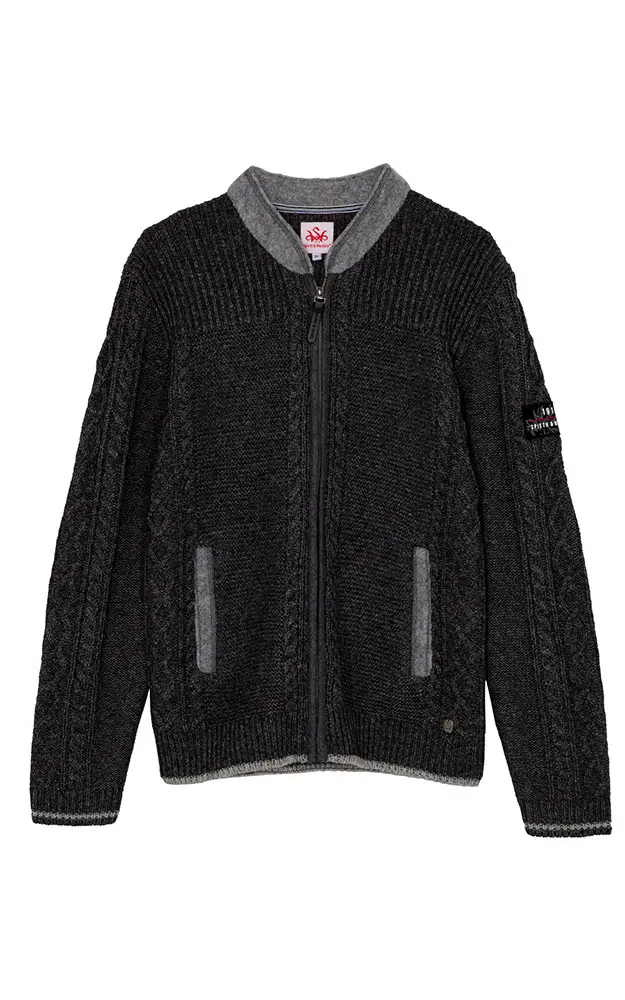 Strickjacke Baltus, anthrazit
