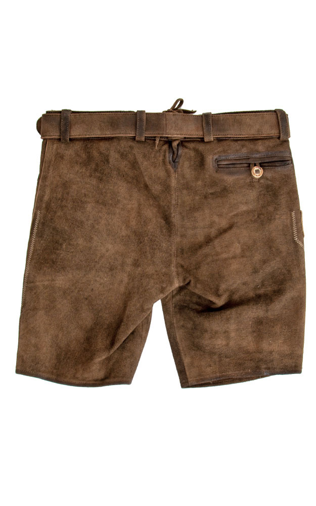 Lederhose Loisach mit Gürtel, gerste urig
