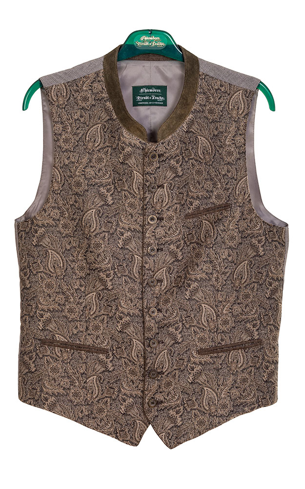 Weste Brixen-K 5953, braun/beige