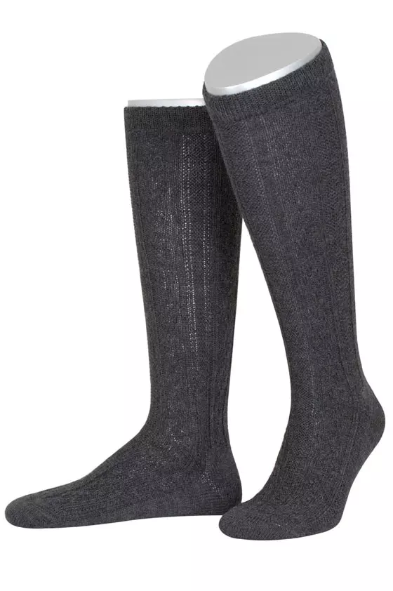Kniestrümpfe L4910, anthtrazit