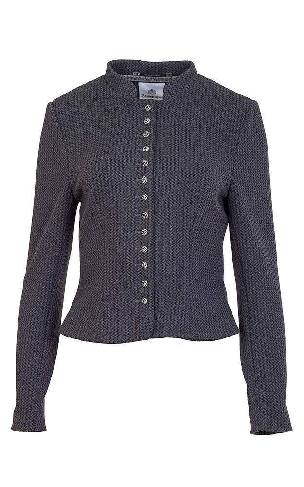 Jacke Garmisch, schwarz Stretch