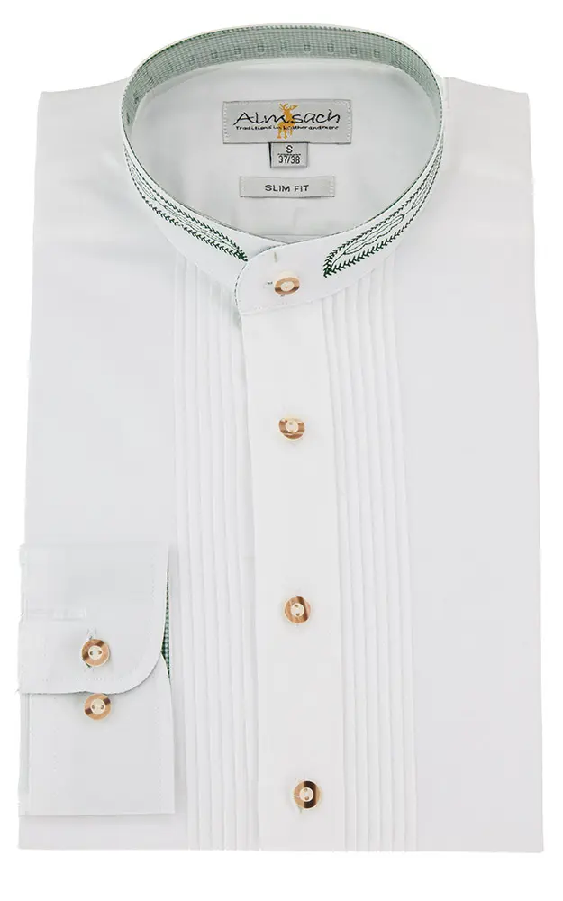 Hemd Alex, weiß SK Stick grün