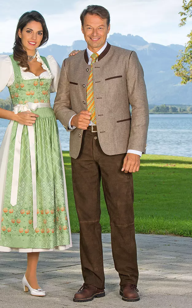 Lederhose Erich lang, espresso