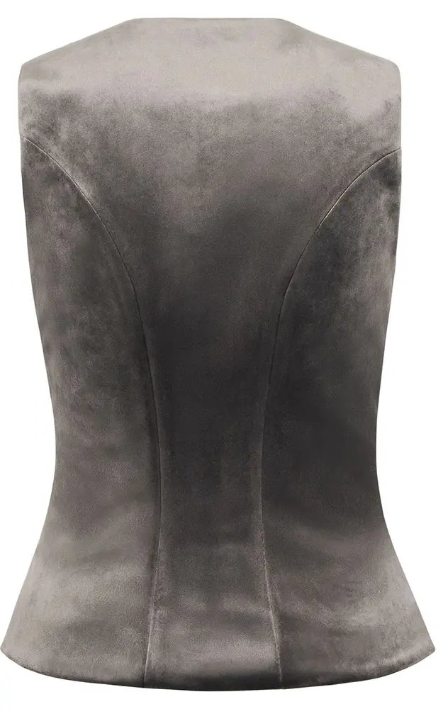 Mieder Samt 64250, taupe