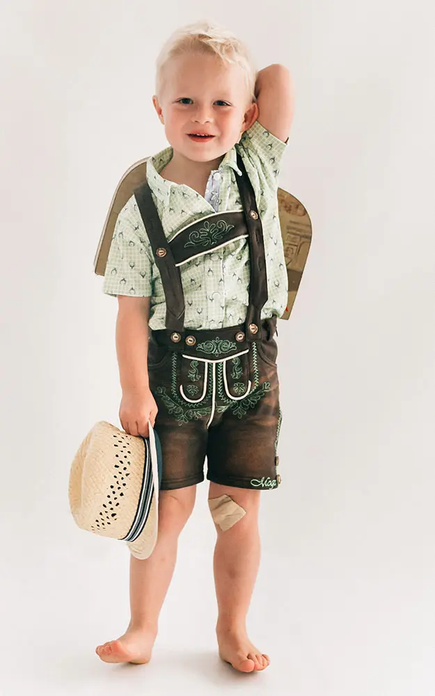 Baby-Body Livrio kurzarm, grün