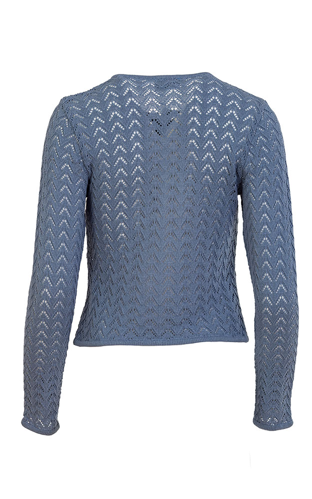 Strickjacke Huberin 2, rauchblau