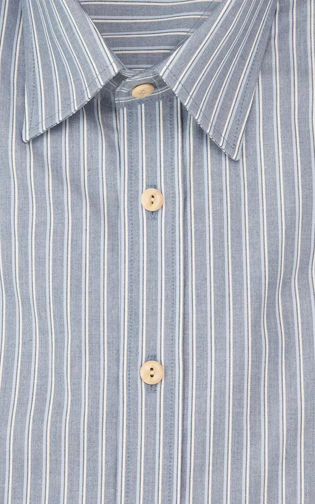 Hemd 03 03430D, blau gestreift