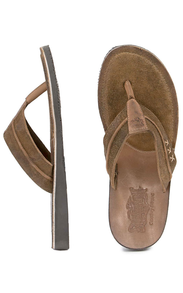 Trachten Flip-Flop, braun