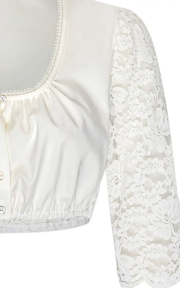 Dirndlbluse 01 06249, weiß