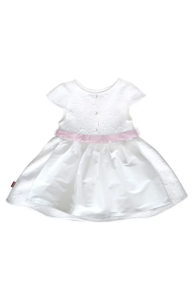 Baby-Dirndl Marie Taufe & Hochzeit mit Schürze, weiß