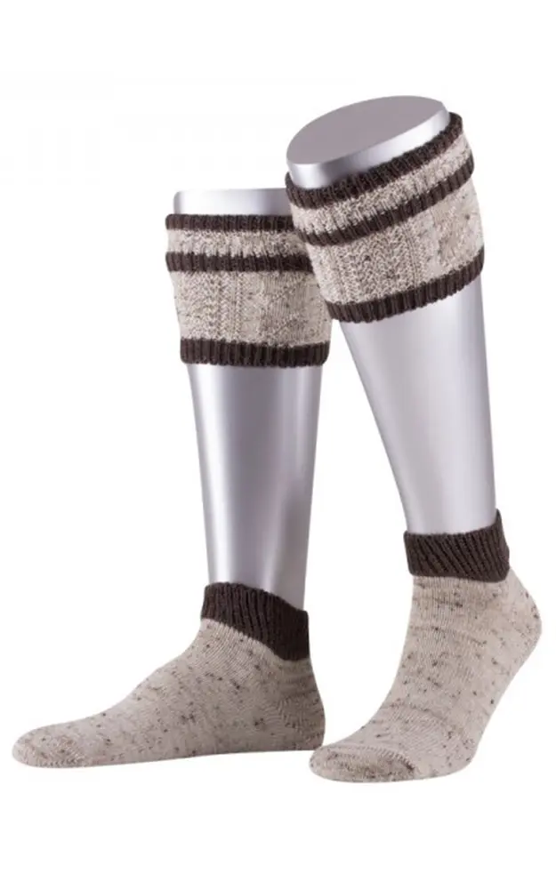 Loiferl kurz, beige/braun