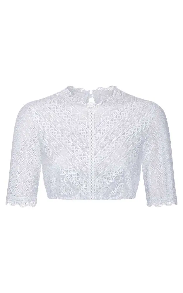 Dirndlbluse Vicki, weiß