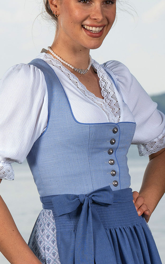 Blusendirndl Fuldatal, mit Schürze