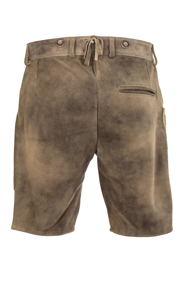 Lederhose Hallstatt ohne Träger, beige/natur