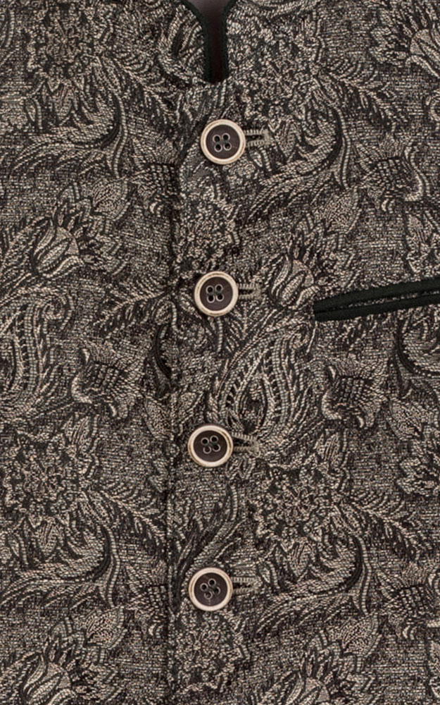 Kinderweste Florian, grün/beige