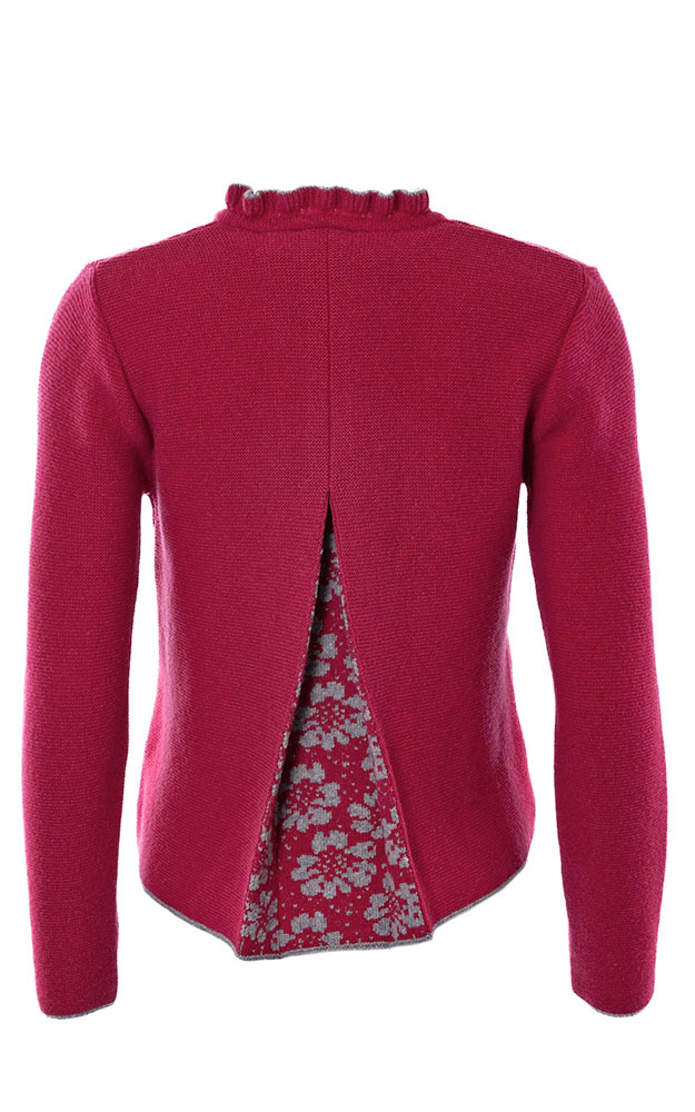 Strickjacke Ona, himbeer
