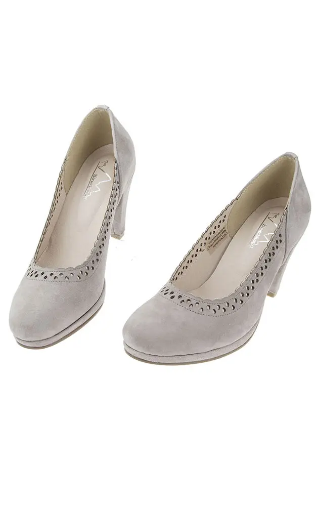 Velours-Schuhe 3004529108, stein