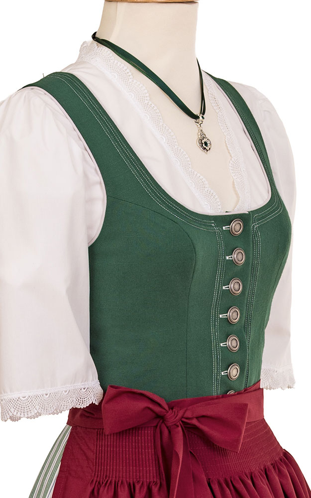 Blusendirndl Eibsee /E grün, ohne Schürze