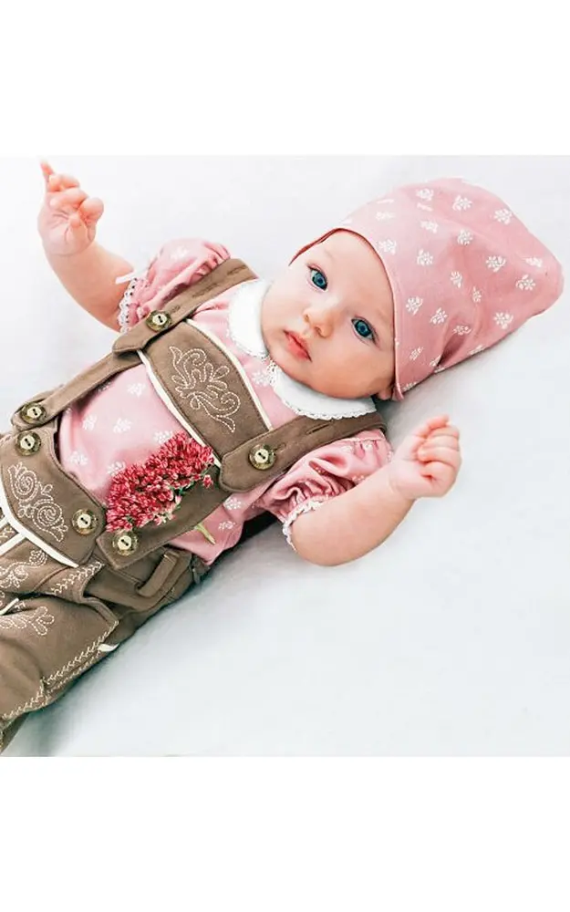 Baby-Body Bluse, altrosa